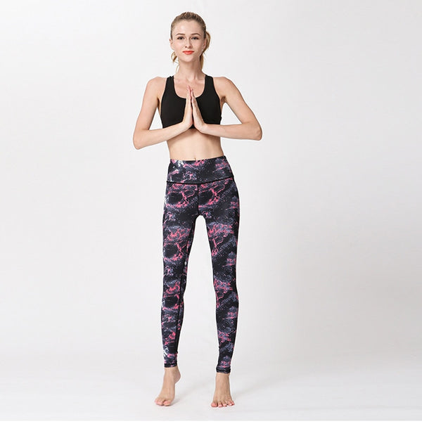 Running Fitness Yoga Pants Women Workout Print Leggings Training | Vimost Shop.