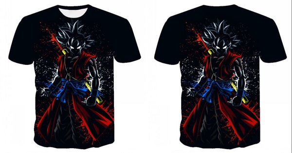 Dragon Ball Z Goku Black Vegeta 3D T-shirt Men 2019 Summer Anime T shirt O-Neck Tshirt Casual Brand Dragonball Tops Tee - Vimost Shop