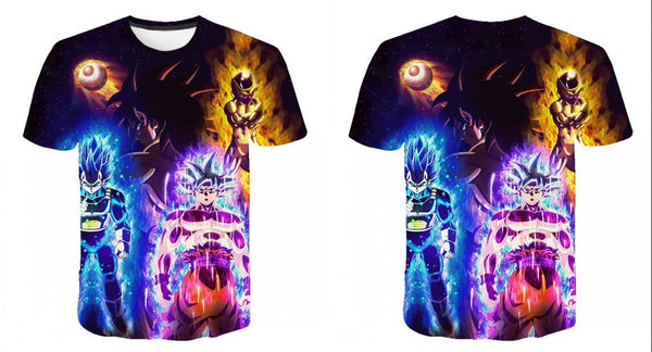 Dragon Ball Z Goku Black Vegeta 3D T-shirt Men 2019 Summer Anime T shirt O-Neck Tshirt Casual Brand Dragonball Tops Tee - Vimost Shop