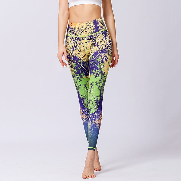 Women Yoga Pants Workout Leggings Fitness Sport Print Athletic Pants | Vimost Shop.