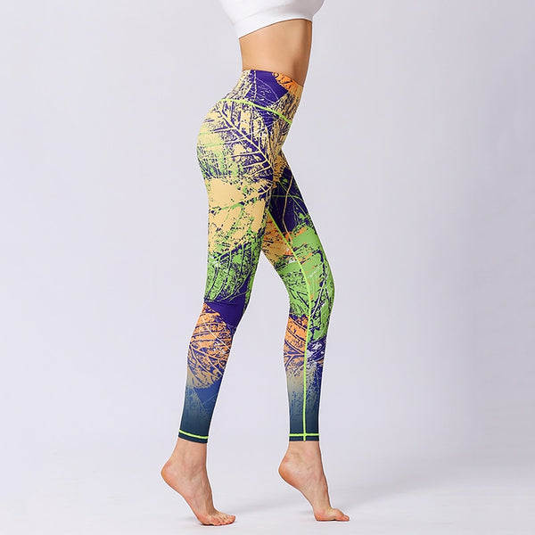 Women Yoga Pants Workout Leggings Fitness Sport Print Athletic Pants | Vimost Shop.