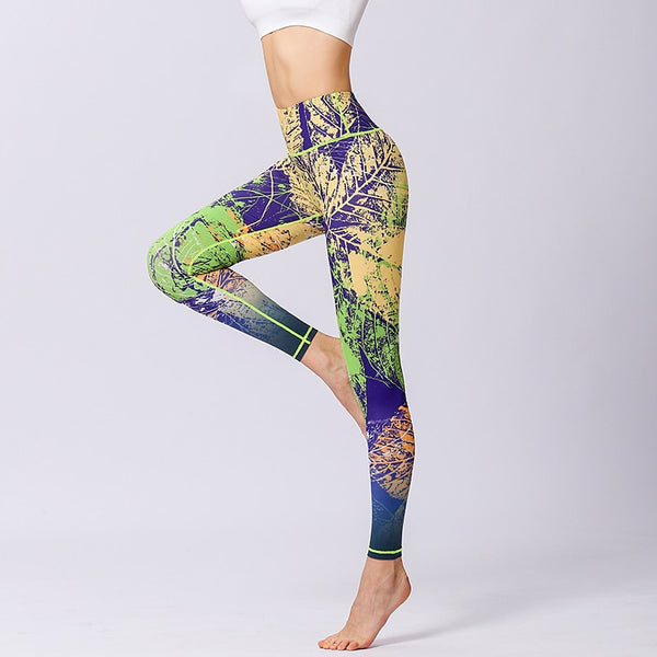Women Yoga Pants Workout Leggings Fitness Sport Print Athletic Pants | Vimost Shop.