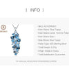 London Blue Topaz Swiss Blue Topaz Sky Blue Topaz Mix Gemstone Pendants For Women Gift Luxury Jewelry Accessories | Vimost Shop.
