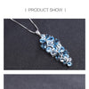 London Blue Topaz Swiss Blue Topaz Sky Blue Topaz Mix Gemstone Pendants For Women Gift Luxury Jewelry Accessories | Vimost Shop.