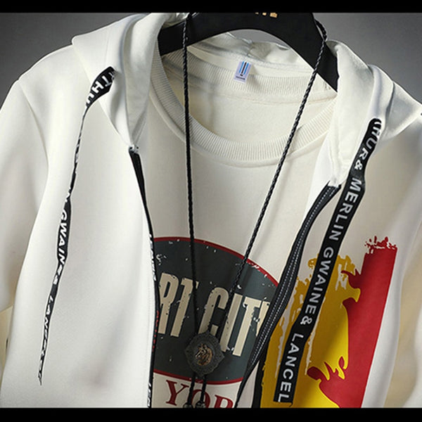 The North Fashion Long Coat Autumn Zipper Windproof Slim Windbreaker Mens Large Size Hip Hop Jackets Clothes Face | Vimost Shop.