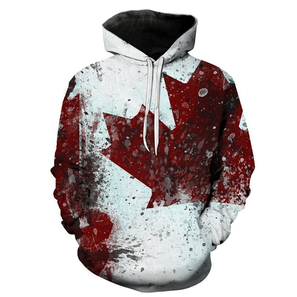 3D Hoodies National flag Canada Hoodies Sweatshirts Fashion Men Women Hoodies Germany/Brazil National flag 3D Hoodie | Vimost Shop.