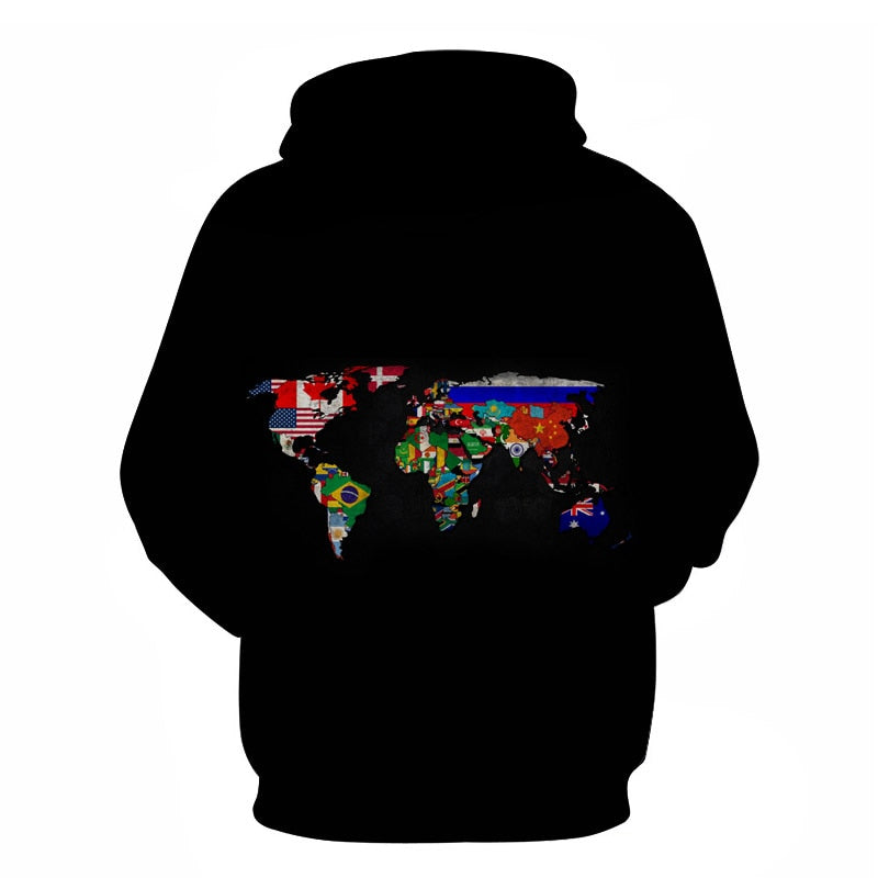 3D Hoodies National flag Canada Hoodies Sweatshirts Fashion Men Women Hoodies Germany/Brazil National flag 3D Hoodie | Vimost Shop.