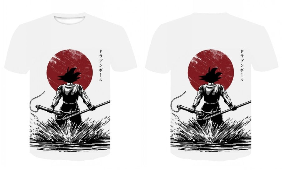 Manga dragon ball Z Super Saiyan Son Goku Anime 3D T-shirt Summer 2019 Newest Fashion Tee Tops Men Women Cartoon Casual T Shirt | Vimost Shop.