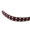 Fashion Women Punk Chain Fashion Belt Adjustable Black Double/Single Eyelet Grommet Leather Buckle Belt | Vimost Shop.