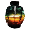 Galaxy Space 3D Printed Forest Cool Fashion Autumn Sweatshirt Thin Hooded Women Hoodie | Vimost Shop.