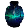 Galaxy Space 3D Printed Forest Cool Fashion Autumn Sweatshirt Thin Hooded Women Hoodie | Vimost Shop.