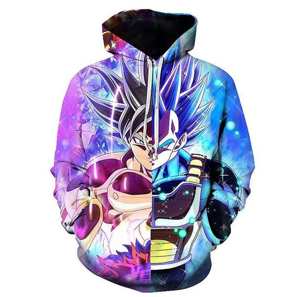 Dragon Ball Z 3D Hoodies Men/Women Pullovers Sweatshirts Strong Goku Print Male Hooded Tracksuits Hoody - Vimost Shop