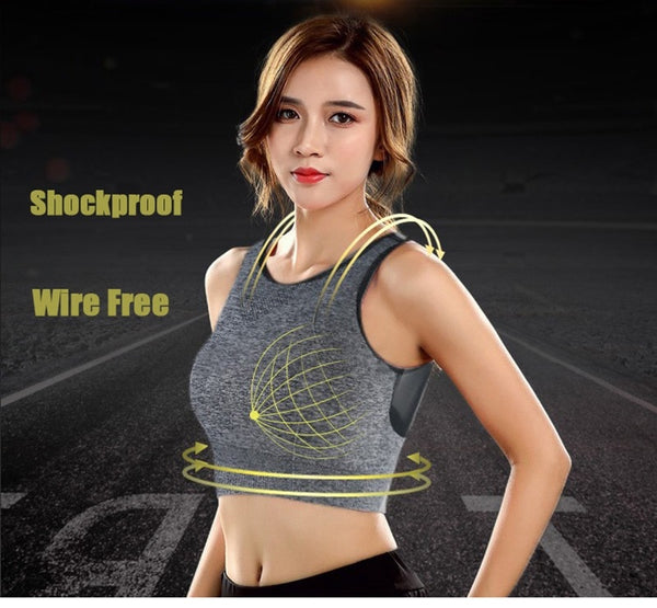 Sexy Back Yoga Bra Solid Cross Sports Tank Top Fast Dry Vest | Vimost Shop.