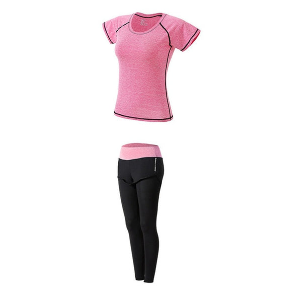 5Pcs Women's Yoga Sets Outdoor Running Yoga Quick Dry | Vimost Shop.