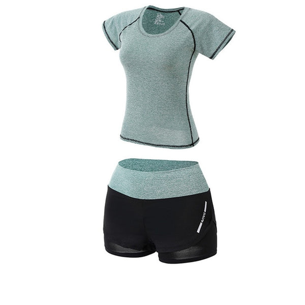 5Pcs Women's Yoga Sets Outdoor Running Yoga Quick Dry | Vimost Shop.