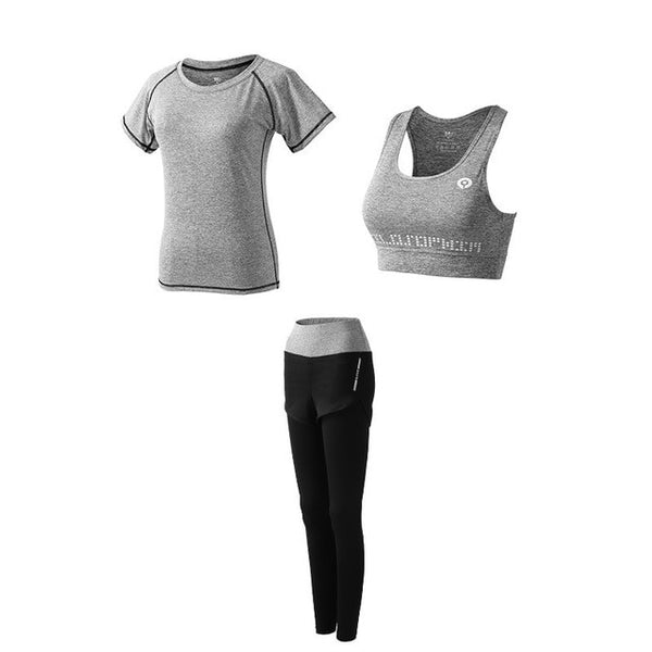 5Pcs Women's Yoga Sets Outdoor Running Yoga Quick Dry | Vimost Shop.