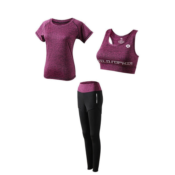 5Pcs Women's Yoga Sets Outdoor Running Yoga Quick Dry | Vimost Shop.