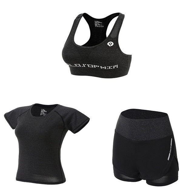 5Pcs Women's Yoga Sets Outdoor Running Yoga Quick Dry | Vimost Shop.