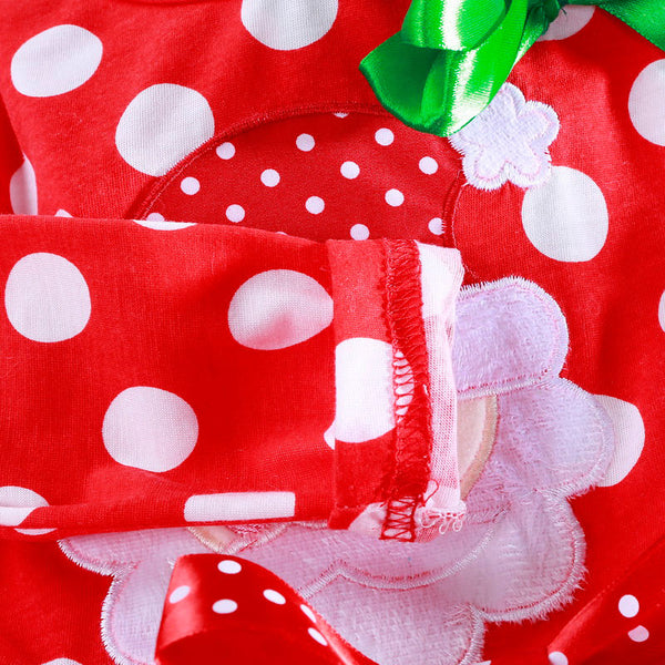 Fancy Baby Girls Clothes Mouse Dress Christmas Costume New Year Carnival Polka Dot Santa Dresses For Girls Holiday Party | Vimost Shop.