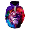 Novelty Flame Lion Hoodie Men's Animal Men's Clothing Flame Hoodie Sweatshirt Sweatshirt 3D Hoodie Sportswear Unisex clothing | Vimost Shop.