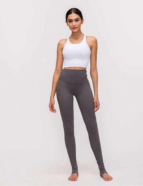 Elasticity Waist Drape Dance Sport Foot Pants Women High Waist | Vimost Shop.