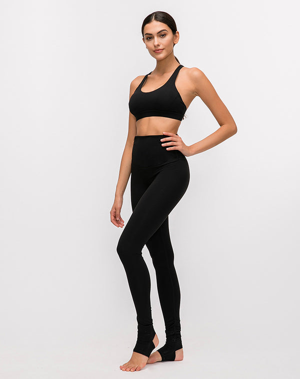 Elasticity Waist Drape Dance Sport Foot Pants Women High Waist | Vimost Shop.