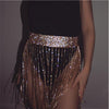 New Luxury Bling Rhinestone Belts Long Tassel Fringe Belt Gold Crystal Chain Wedding Bridal Belt Straps For Women Belt Accessory | Vimost Shop.