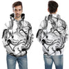 Men/Women 3d Sweatshirts Print Watercolor Dreamy Smoke Lines Thin Style Autumn Winter Hooded Hoodies | Vimost Shop.