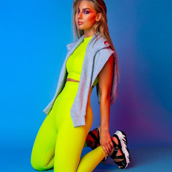 Yoga Set High Waist Tummy Control Women's Tracksuit Runing Fitness | Vimost Shop.
