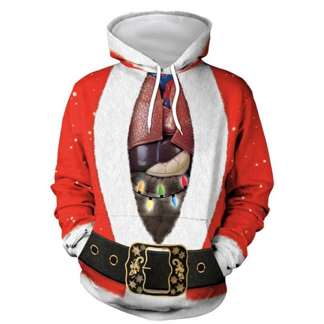 Funny 3D Unisex Christmas Sweater Pullover Lovers Clothing | Vimost Shop.