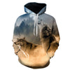 Funny Wolf Hoodies Men 3D Sweatshirts Brand Hooded Pullover Male Tracksuits Unisex | Vimost Shop.