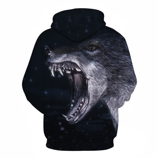 Funny Wolf Hoodies Men 3D Sweatshirts Brand Hooded Pullover Male Tracksuits Unisex | Vimost Shop.