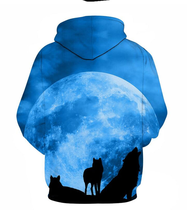 Funny Wolf Hoodies Men 3D Sweatshirts Brand Hooded Pullover Male Tracksuits Unisex | Vimost Shop.