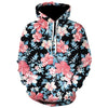 Men/Women autumn winter Hoodies Men's Sweatshirts Rose flower print Sweatshirts Plus Size 5XL Loose pullover Hoodie Tops | Vimost Shop.