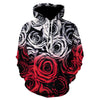 Men/Women autumn winter Hoodies Men's Sweatshirts Rose flower print Sweatshirts Plus Size 5XL Loose pullover Hoodie Tops | Vimost Shop.