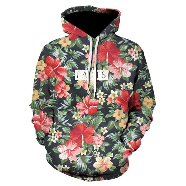 Men/Women autumn winter Hoodies Men's Sweatshirts Rose flower print Sweatshirts Plus Size 5XL Loose pullover Hoodie Tops | Vimost Shop.