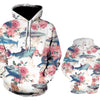 Men/Women autumn winter Hoodies Men's Sweatshirts Rose flower print Sweatshirts Plus Size 5XL Loose pullover Hoodie Tops | Vimost Shop.