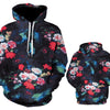 Men/Women autumn winter Hoodies Men's Sweatshirts Rose flower print Sweatshirts Plus Size 5XL Loose pullover Hoodie Tops | Vimost Shop.