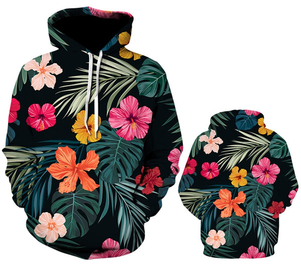 Men/Women autumn winter Hoodies Men's Sweatshirts Rose flower print Sweatshirts Plus Size 5XL Loose pullover Hoodie Tops | Vimost Shop.