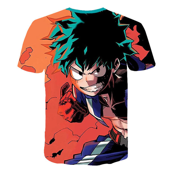 Summer High-Quality Unisex Boku No Hero T Shirt My Hero Academia Tees T-Shirt Tshirt Harajuku Yoh Asakura Midoriya Izuku T-shirt | Vimost Shop.