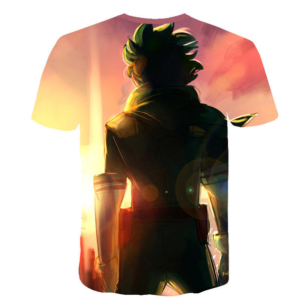 Summer High-Quality Unisex Boku No Hero T Shirt My Hero Academia Tees T-Shirt Tshirt Harajuku Yoh Asakura Midoriya Izuku T-shirt | Vimost Shop.