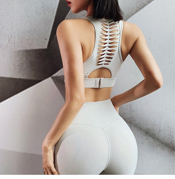 Yoga Crop Top Push up Underwear Gym Running Shockproof Shirt | Vimost Shop.