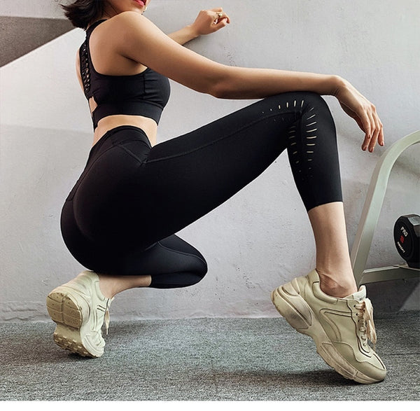 Yoga Crop Top Push up Underwear Gym Running Shockproof Shirt | Vimost Shop.