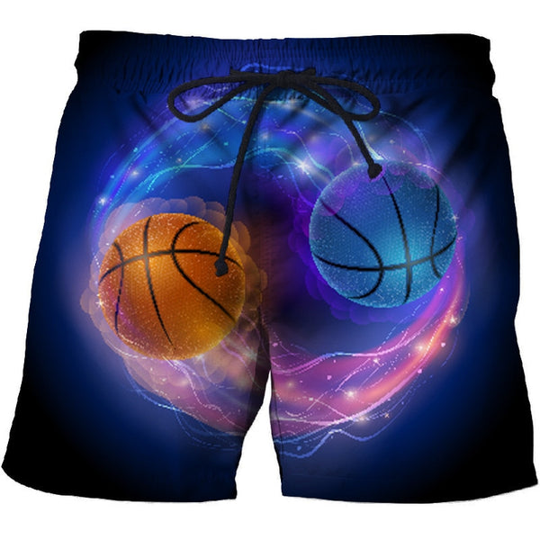 Yellow flame Printed Summer Beach Shorts Men Casual Board Shorts Plage Quick Dry Shorts Swimwear DropShip | Vimost Shop.
