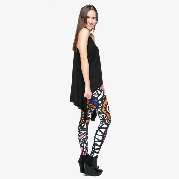 Fashion High Elasticity Legging Tribe Totem 3D Printing Women legins Stretchy Trousers Slim Fit Pants Leggings | Vimost Shop.