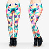 Fashion Triangles Color Printing Legins Womens Legging Stretchy Trousers Casual Pants Leggings Free shipping | Vimost Shop.