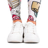 Women Legging Valentines Tattoos Printing Leggins Slim High Elasticity Legins | Vimost Shop.