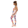 Women Legins Feathers Vibes Printing Blue Sexy Slim Legging Woman High Waist Leggings | Vimost Shop.
