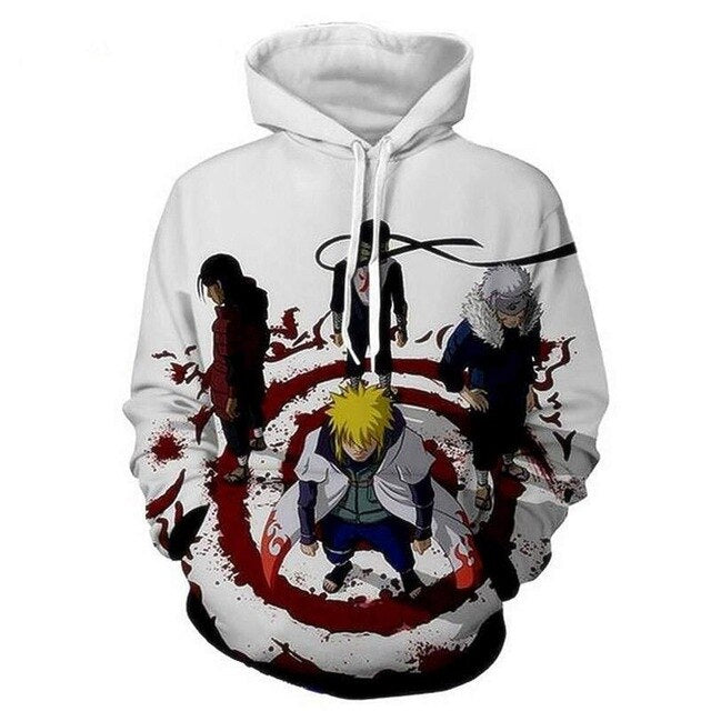 Naruto Anime Hoodies 3D Men Women Sasuke Autumn Harajuku Kakashi 3D Cartoon Print Sweatwear Men's Hoodies Sweatshirt Coats | Vimost Shop.