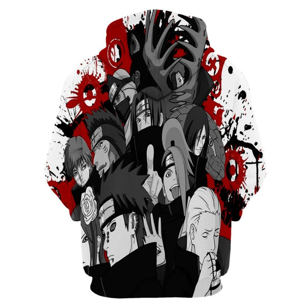Naruto Anime Hoodies 3D Men Women Sasuke Autumn Harajuku Kakashi 3D Cartoon Print Sweatwear Men's Hoodies Sweatshirt Coats | Vimost Shop.